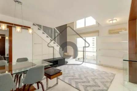 Apartamento com 1 Quarto para alugar, 77m² no Vila Nova Conceição, São Paulo