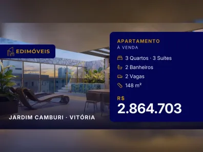 Apartamento com 3 Quartos à venda, 148m² no Jardim Camburi, Vitória