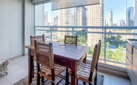 Apartamento com 1 Quarto para alugar, 52m² no Cidade Monções, São Paulo