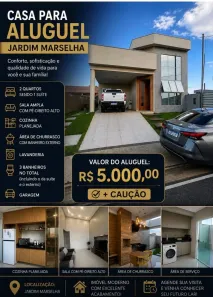 Casa de Condomínio com 2 Quartos para alugar, 100m² no Bela Vista, Marituba