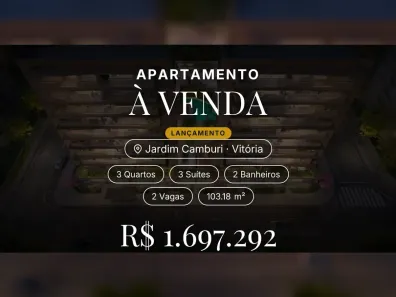 Apartamento com 3 Quartos à venda, 103m² no Jardim Camburi, Vitória