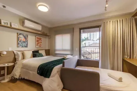 Apartamento com 1 Quarto para venda ou aluguel, 27m² no Perdizes, São Paulo