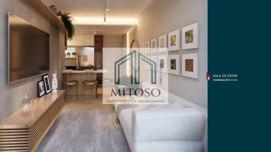 Apartamento com 1 Quarto à venda, 37m² no Espinheiro, Recife