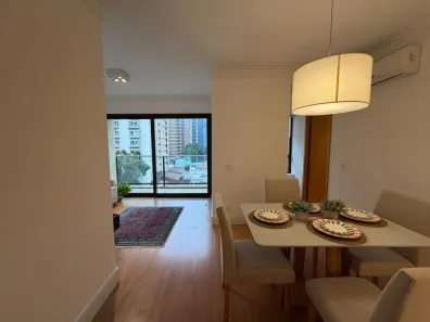 Apartamento com 1 Quarto para alugar, 57m² no Cambuí, Campinas