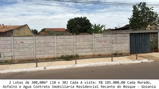 Lote/Terreno à venda, 300m² no Residencial Recanto do Bosque, Goiânia