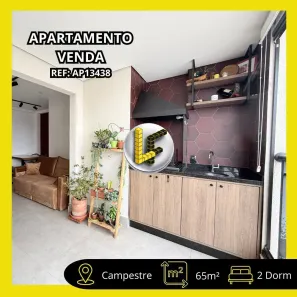 Apartamento com 2 Quartos à venda, 65m² no Campestre, Santo André