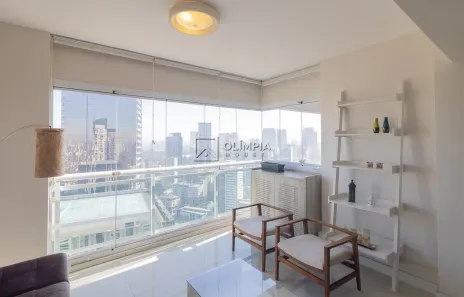 Apartamento com 1 Quarto para alugar, 66m² no Brooklin Paulista, São Paulo