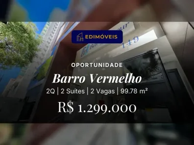 Apartamento com 2 Quartos à venda, 99m² no Barro Vermelho, Vitória