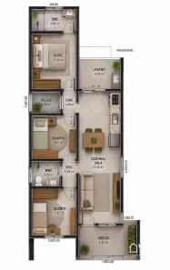 Casa com 3 Quartos à venda, 72m² no Parque Tarumã, Maringá