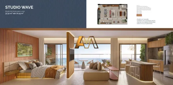 Apartamento com 1 Quarto à venda, 70m² no Jardim Armação, Salvador