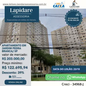 Apartamento com 2 Quartos à venda, 32m² no Jardim Pedra Branca, São Paulo