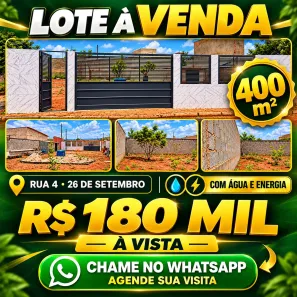 Lote/Terreno à venda, 400m² no , Brasília