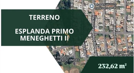 Lote/Terreno à venda, 232m² no Esplanada Primo Meneghetti II, Franca