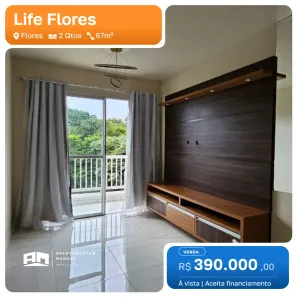 Apartamento com 2 Quartos para venda ou aluguel, 67m² no Flores, Manaus