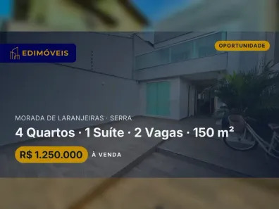Casa com 4 Quartos à venda, 150m² no Morada de Laranjeiras, Serra