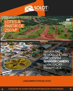 Lote/Terreno à venda, 250m² no Condomínio Solar Itália, Senador Canedo
