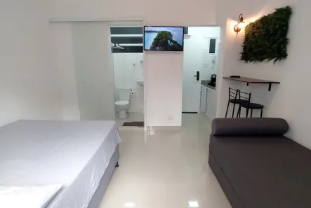 Kitnet para alugar, 28m² no Embaré, Santos
