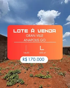 Lote/Terreno à venda, 420m² no Gran Ville, Anápolis
