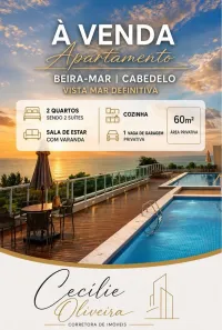 Apartamento com 2 Quartos para venda ou aluguel, 60m² no Santa Catarina, Cabedelo