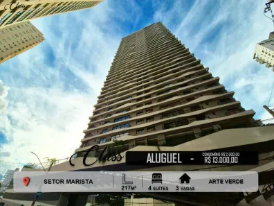 Apartamento com 4 Quartos para alugar, 217m² no Setor Marista, Goiânia