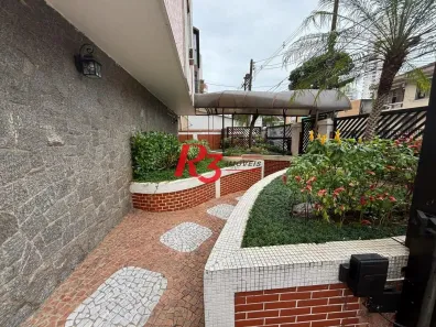 Apartamento com 3 Quartos para alugar, 129m² no Gonzaga, Santos
