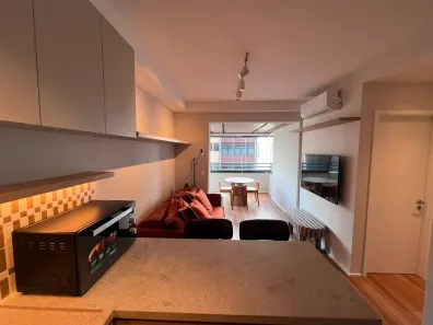 Apartamento com 1 Quarto para alugar, 48m² no Pinheiros, São Paulo