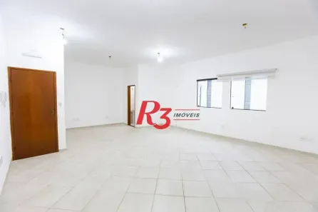Sala Comercial para alugar, 48m² no Vila Mathias, Santos