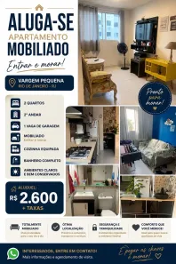 Apartamento com 2 Quartos para alugar, 55m² no Vargem Pequena, Rio de Janeiro