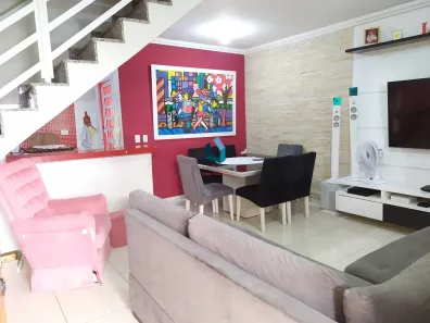 Sobrado com 3 Quartos à venda, 119m² no Parque São Vicente, Mauá