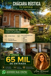 Fazenda/Sítio com 1 Quarto à venda, 72m² no , Chácara