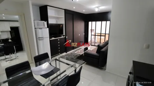 Flat com 1 Quarto para alugar, 45m² no Cerqueira César, São Paulo