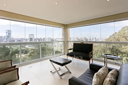 Apartamento com 3 Quartos para alugar, 440m² no Paraíso do Morumbi, São Paulo