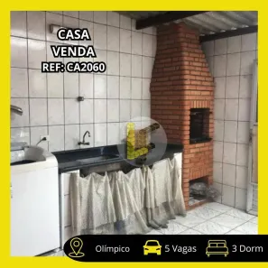 Casa com 3 Quartos à venda, 110m² no Olímpico, São Caetano do Sul