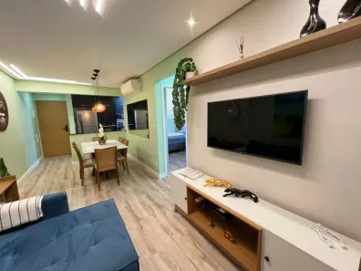 Apartamento com 2 Quartos para alugar, 67m² no Canto do Forte, Praia Grande