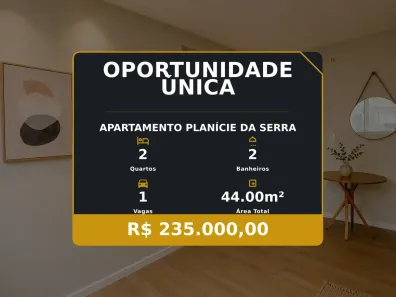 Apartamento com 2 Quartos à venda, 44m² no Planície da Serra, Serra