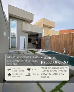 Casa com 3 Quartos à venda, 85m² no Paracuru, Paracuru