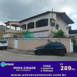 Casa com 3 Quartos à venda, 190m² no Nova Cidade, São Gonçalo