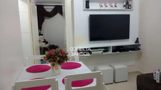 Apartamento com 1 Quarto à venda, 42m² no Centro, São Vicente