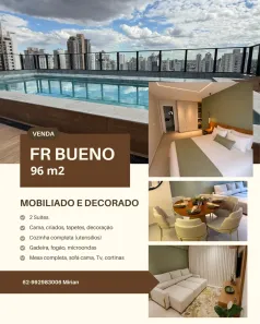 Apartamento com 2 Quartos à venda, 92m² no Setor Bueno, Goiânia