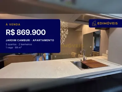 Apartamento com 3 Quartos à venda, 89m² no Jardim Camburi, Vitória