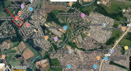 Lote/Terreno à venda, 250m² no Jardim Colina II, Monte Mor