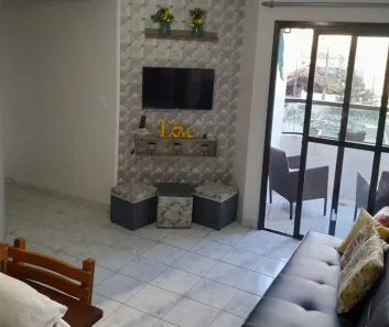 Apartamento com 2 Quartos para alugar, 70m² no Aviação, Praia Grande