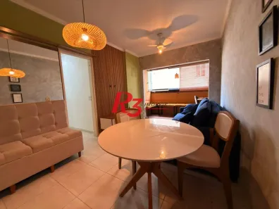 Apartamento com 2 Quartos para alugar, 70m² no José Menino, Santos