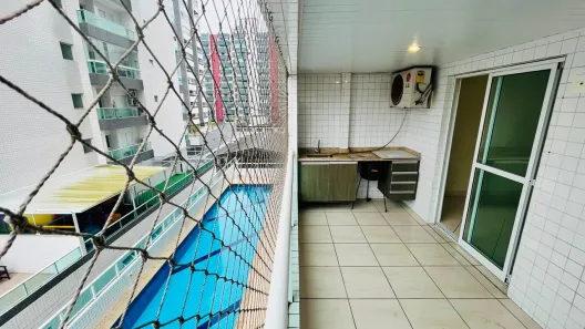 Apartamento com 2 Quartos para alugar, 82m² no Ocian, Praia Grande