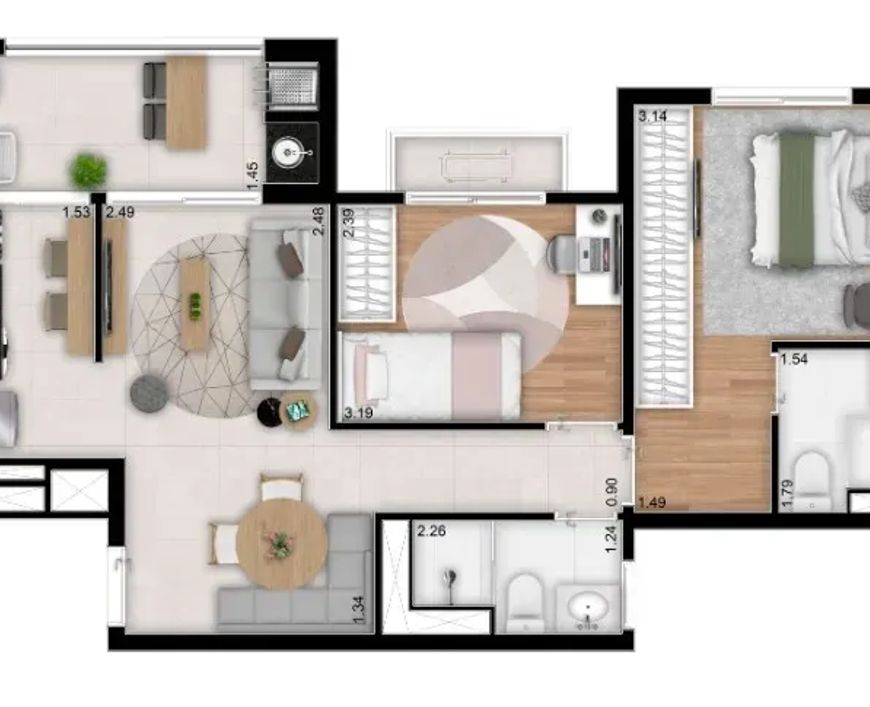 THINK TANABI - APARTAMENTOS no Água Branca, São Paulo