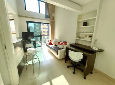 Flat com 1 Quarto para alugar, 42m² no Moema, São Paulo