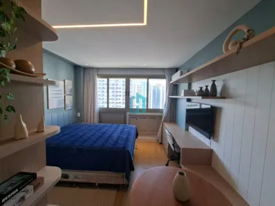Apartamento com 1 Quarto para alugar, 28m² no Moema, São Paulo
