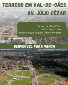 Lote/Terreno à venda, 200m² no Val-de-Cães, Belém