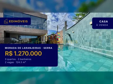 Casa com 3 Quartos à venda, 124m² no Morada de Laranjeiras, Serra