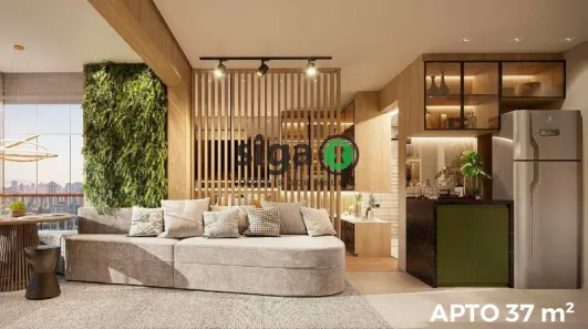 Apartamento com 1 Quarto à venda, 37m² no Jardim Vera Cruz, São Paulo